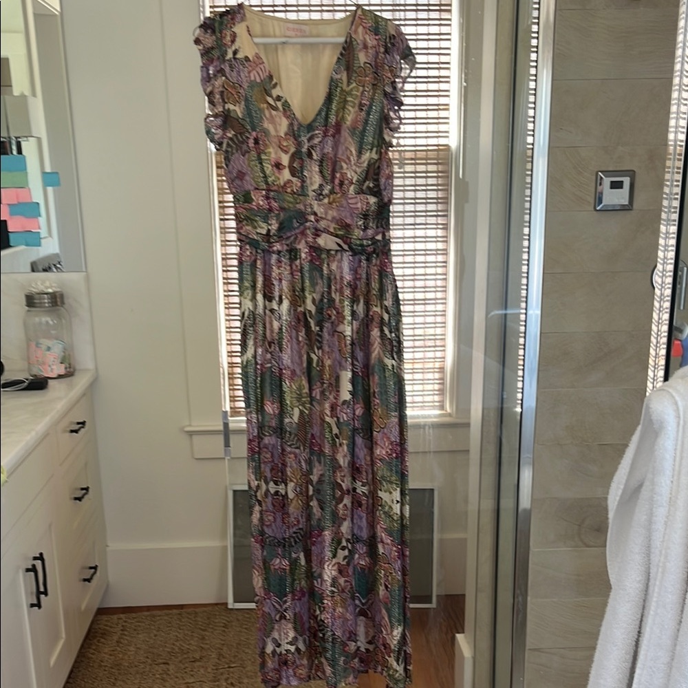 Floral V-Neck Maxi Dress